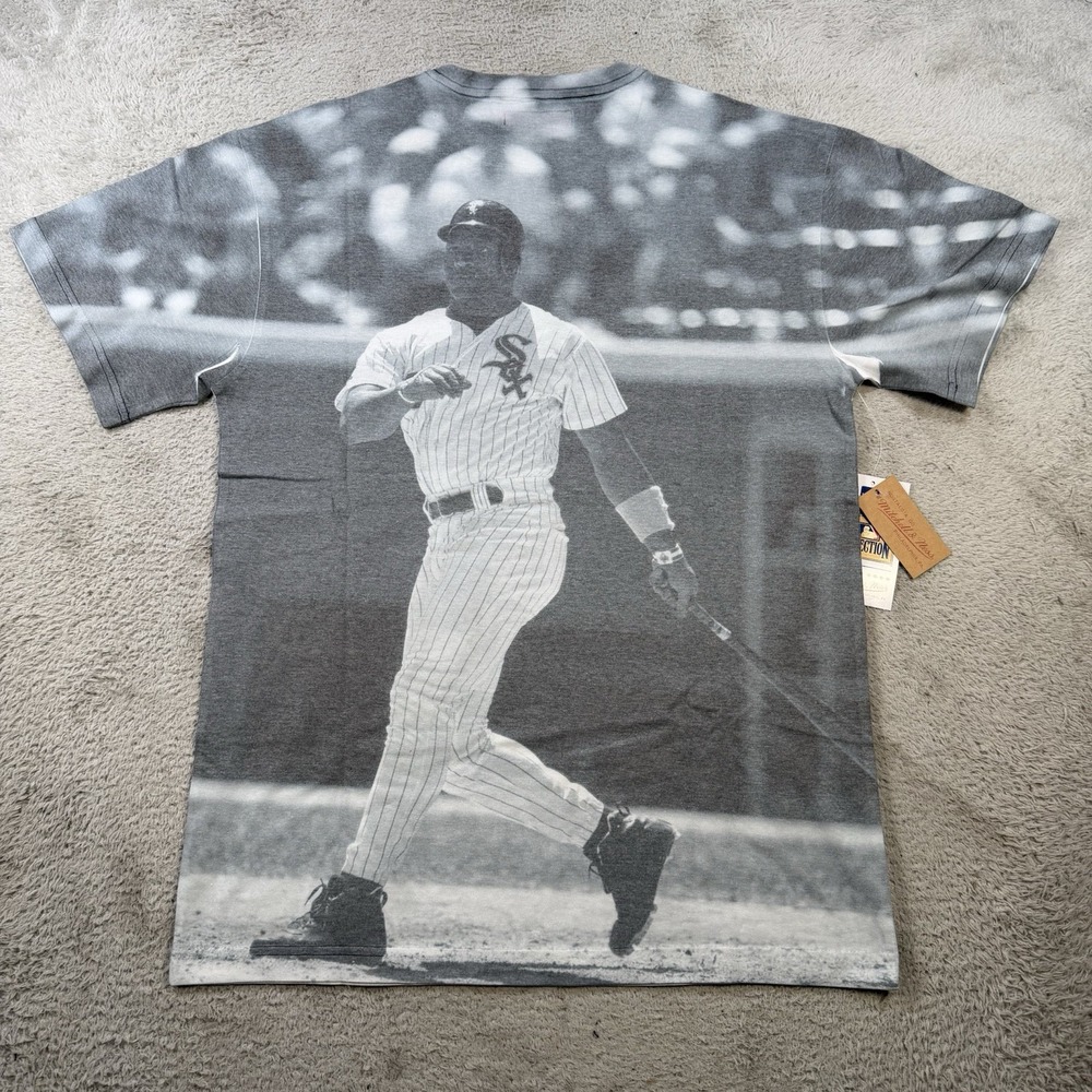 Mitchell & Ness Bo Jackson Chicago White Sox T-Shirt Mens Medium MLB Highlight - Picture 8 of 9